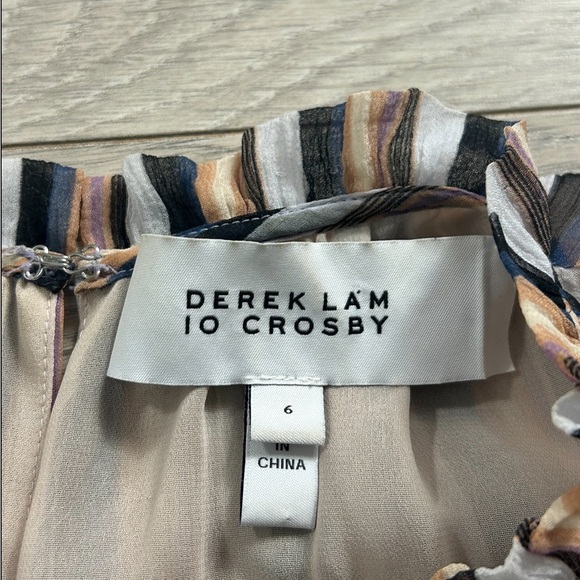 Derek Lam 10 Crosby Silk Knee Length Long Sleeve Dress - Picture 6 of 14